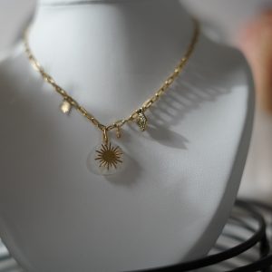 Collier en d'acier d'oxydable "Trésors"
