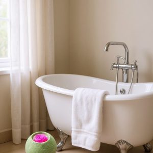 Bombe de bain thé à la rose