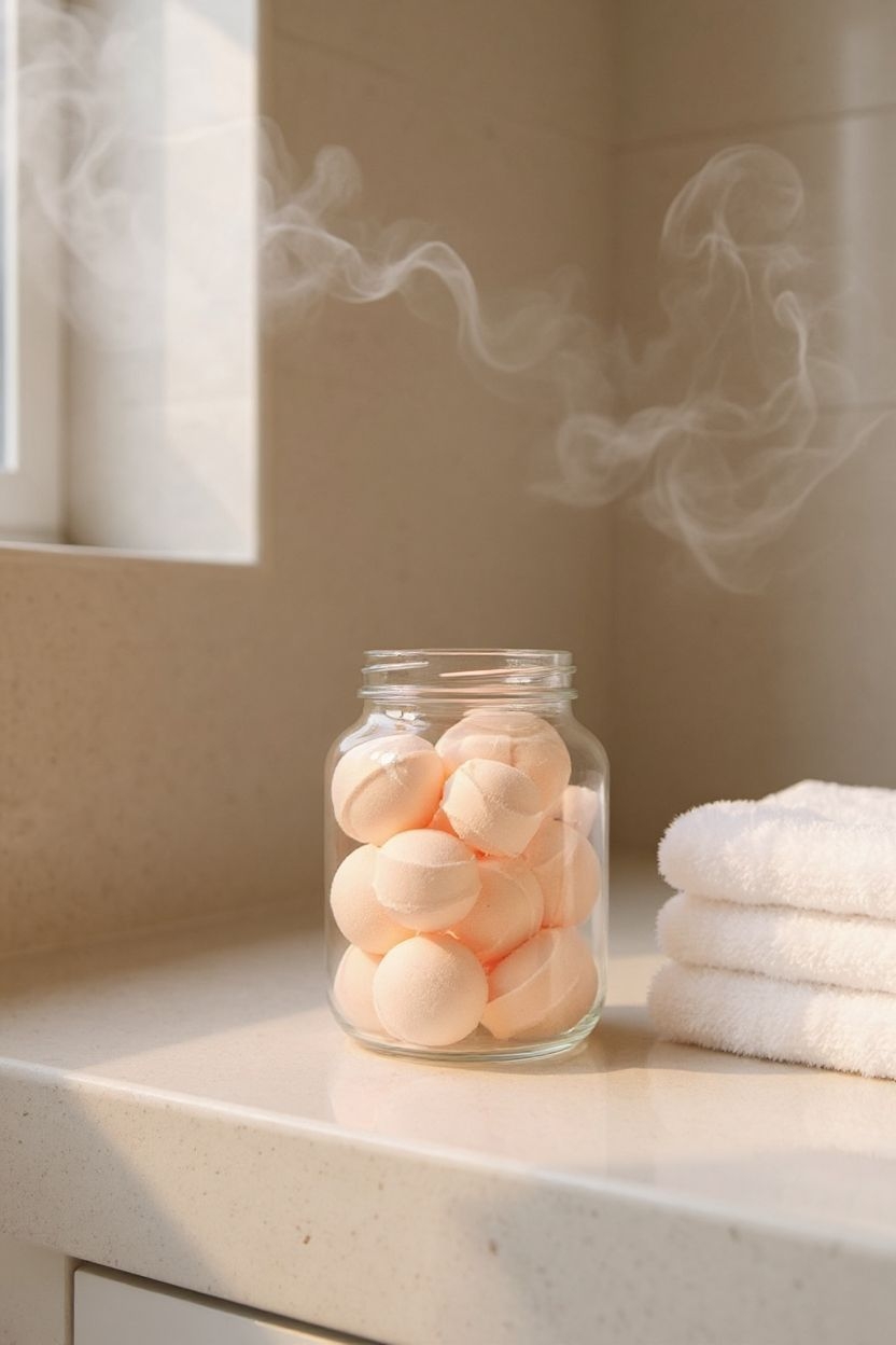 Mini bille de bain "Pamplemousse"