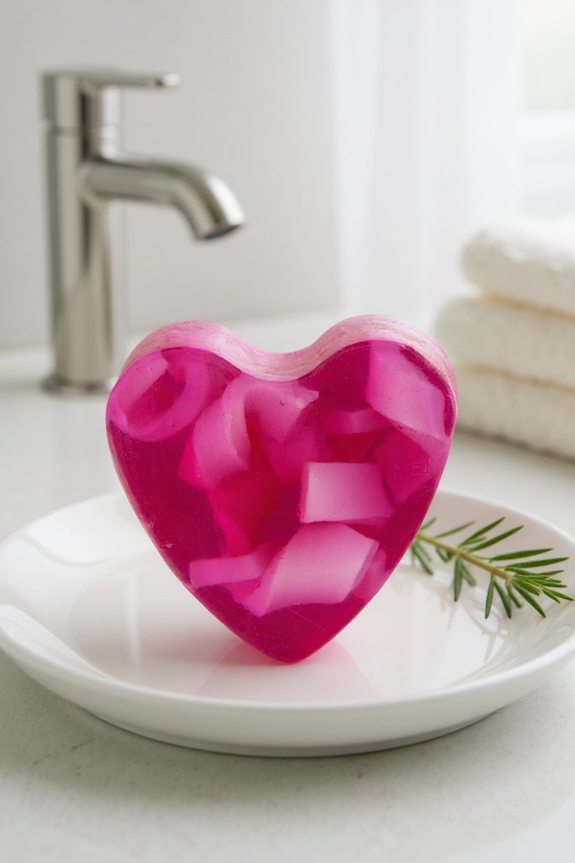 Savon coeur glycerine "Antigone(Angel)"