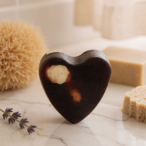 savon coeur glycerine "Chocolat"