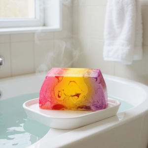 Tranche savon glycerine Freesia