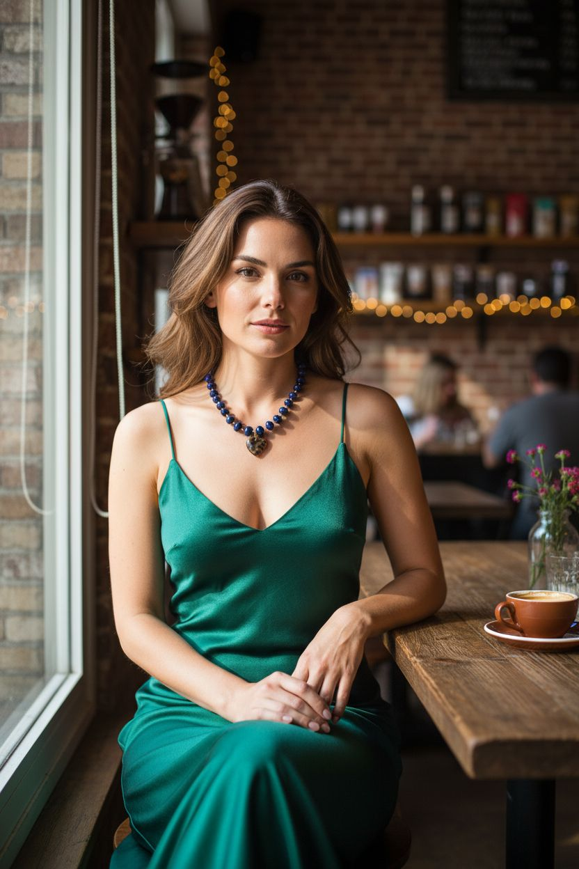 Sixtine bleu collier